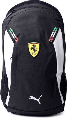 

Puma Ferrari Replica Backpack(Black, White), Black and white