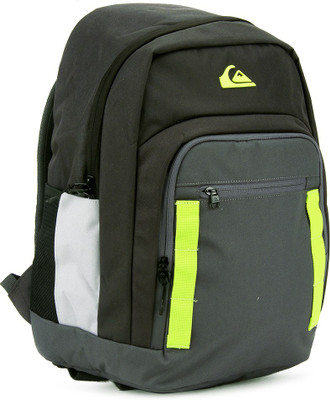 

Quiksilver Schoolie Backpack(Yellow, Grey), Tarmac