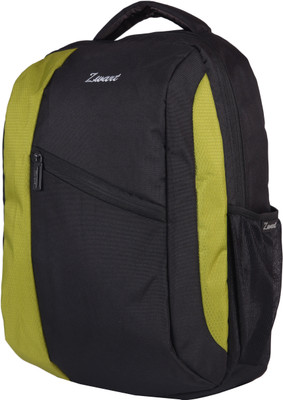 

Zwart GURNER 25 L Medium Laptop Backpack(Black, Green), Black and green