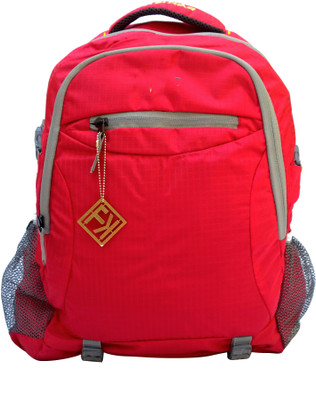 

Fashion Knockout Cherry Self Check 5 L Trolley Laptop Backpack(Red)