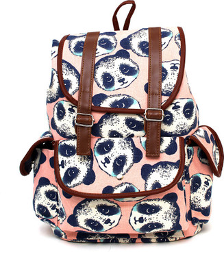 

Pochette Panda Print Unisex 10 L Backpack(Multicolor)