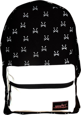 

Spice Art Black 4 L Backpack(Black, White)