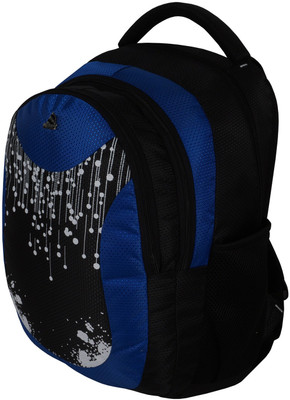 

Clubb Drizzle College Casual 15 L Backpack(Multicolor), Black & blue