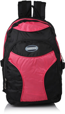 

Suntop A14 24 L Backpack(Pink, Black), Black & pink