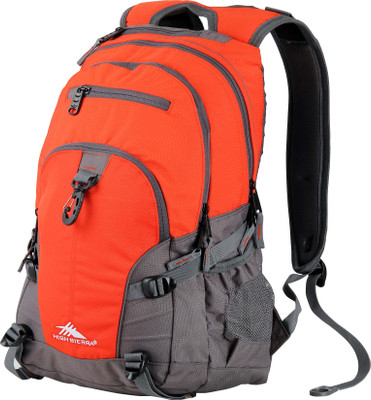 

High Sierra Loop Laptop Backpack(Red, Grey), Red line and charcoal