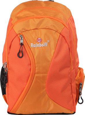

Rr Rainbow STAR LIGHT 25 L Backpack(Orange, Black), Black;orange