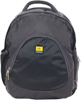 

FB Fashion SB484FB Large Backpack(Grey, Black), Black;grey