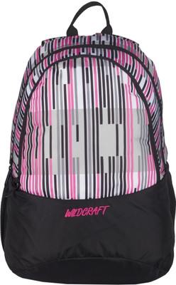 

Wildcraft Rook 28 L Laptop Backpack(Black, Grey, Pink)