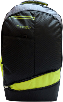 

Donex 761C 31 L Backpack(Black), Black and green