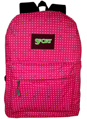 

SurprizeMe Casual School Backpack Bag Nylon 16 L Travel Multipurpose Color Pink 16 L Backpack(Multicolor)