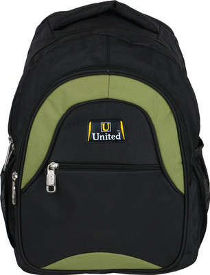 

United Bags HairRock A-Typ Grn Blck 35 L Medium Laptop Backpack(Green, Black), Black;green