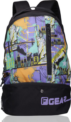 

F Gear Shock 21.6 L Backpack(Purple, Green), Green;purple