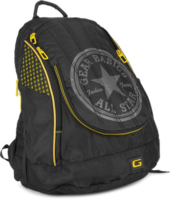 

Gear Axis Backpack(Black), Black and yellow