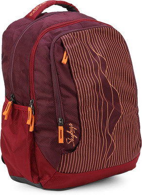 

Skybags Backpack(Maroon, Purple), Red