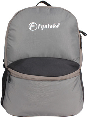Fyntake Fyntake ERAM1226 V-BAG 25 L Backpack(Black), Black & grey