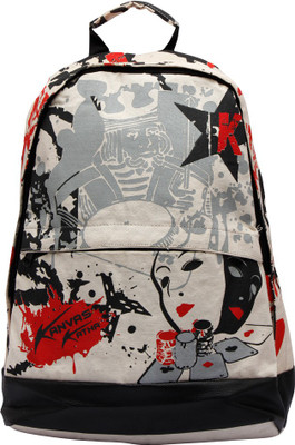 

Kanvas Katha KKMBK 20 L Backpack(White), Ecru