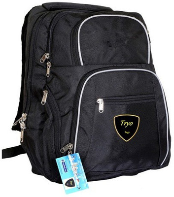

Tryo Gliter 12 L Medium Laptop Backpack(Black)