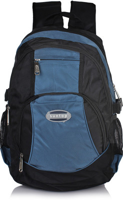 

Suntop A36 17 L Backpack(Multicolor), Sky blue & black
