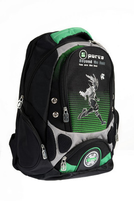 

Eurostyle Sports Series 4.80 L Free Size Backpack(Green, Black), 10008