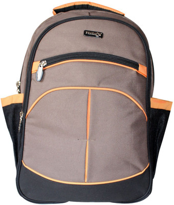 

Pharaoh Backpack Laptop School Bag 4 L Laptop Backpack(Khaki), Black/bage