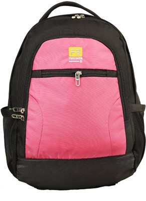 

FB Fashion SB-110 26 L Backpack(Pink, Black), Pink and black