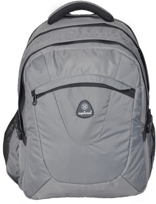 

Explorer Light Weight 3 year Warrenty Water Resistant Ripstop Gray Color 30 L Laptop Backpack(Grey)