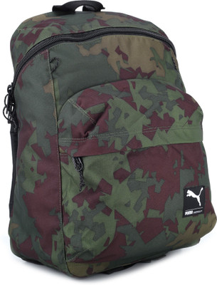 

Puma Foundation Backpack(Multicolor), Dark olive and camo
