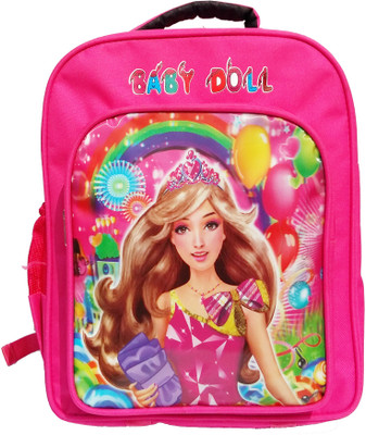 victory traders Barbie Pink Doll 7 L Backpack(Pink) available at flipkart for Rs.449