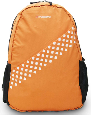 

Harissons Square BK PK 22 L Free Size Backpack(Orange)