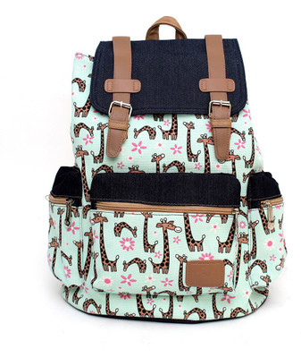 

Pochette Sky Blue Animal Print 10 L Backpack(Blue)