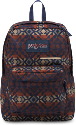 

JanSport Digibreak 25 L Laptop Backpack(Multicolor), Burnt henna abstract angles