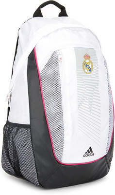 

ADIDAS Real JSY BP Backpack(White, Black), White and black