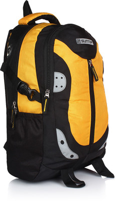 

Suntop Neo 9 26 L Medium Backpack(Black, Yellow), Black & yellow checks