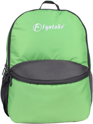 Fyntake Fyntake ERAM1230 V-BAG 25 L Backpack(Black), Black & parrot green