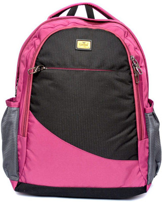 

Liviya SB1008LV 19 L Small Backpack(Black, Pink)