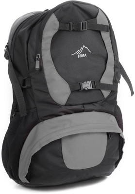 

HIMA Backpack(Black, Grey), Black and grey