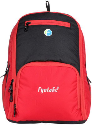

Fyntake Fyntake ERAM1158 backpack j-BAG 30 L Laptop Backpack(Black), Black & red