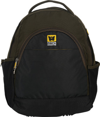 

Liviya Sb1232lv 19 L Backpack(Black, Green)