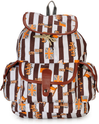 

Frosty Fashion Stylish & Sleek FF01001115 10 L Backpack(Brown)