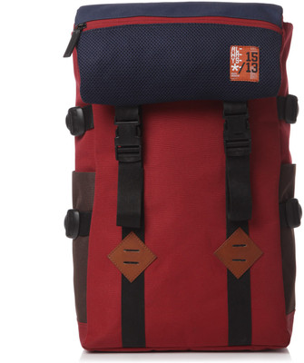 

Atorse Hoppipolla Rucsack 15 L Backpack(Red), Red and brown
