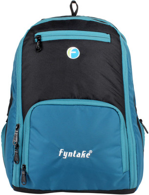 

Fyntake Fyntake ERAM1160 backpack j-BAG 30 L Laptop Backpack(Black), Black & blue