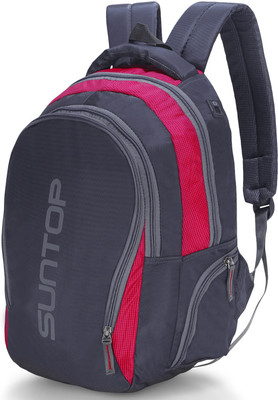 

Suntop Neo3 25 L Medium Backpack(Grey), Graphite grey and red checks