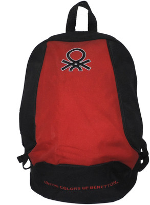 

United Colors of Benetton School Medium Backpack(Red), Red-001