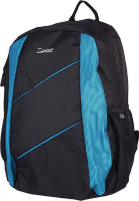 

Zwart WINREN 20 L Medium Backpack(Black, Blue), Black and blue