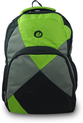 

Campfire Sigma Casual Neo School College Large 48 L Backpack(Grey, Black, Green), Black;green;grey