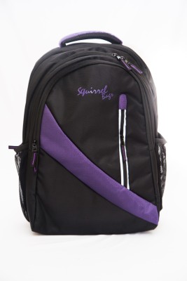 

Squirrel adventure 5 L Backpack(Purple), Black mix purple