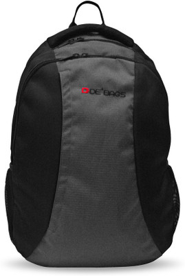 

De' Bags Trio-Grey 15 L Backpack(Grey)