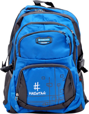 

Hashtag Designer 3.8 L Backpack(Blue, Black), Black;blue
