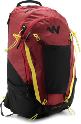 

Wildcraft Java 22 22 L Backpack(Black, Maroon), Red