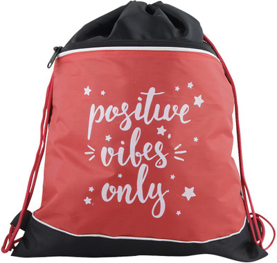 

Bleu Drawstring- 2006 10 L Backpack(Multicolor), Black & red